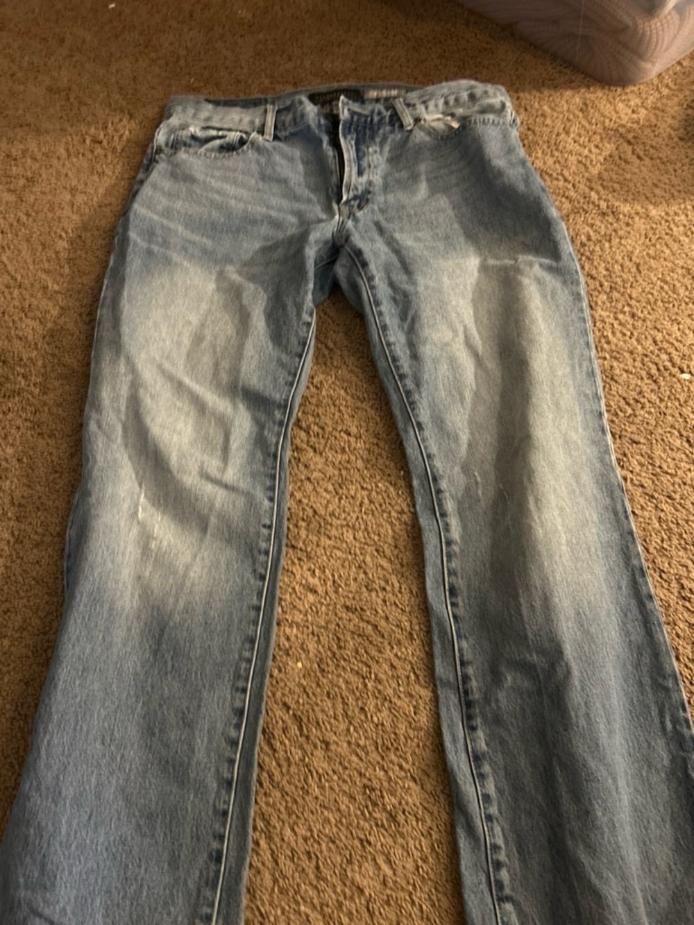 Aeropostale Men's Light Blue Bootcut Jeans